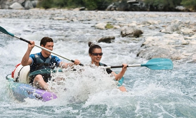 Descente en deux jours en canoë kayak dans la Réserve Naturelle des Gorges de l'Ardèche