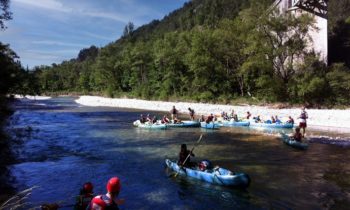 Traversé des gorges de la Drôme en Canoë-Kayak